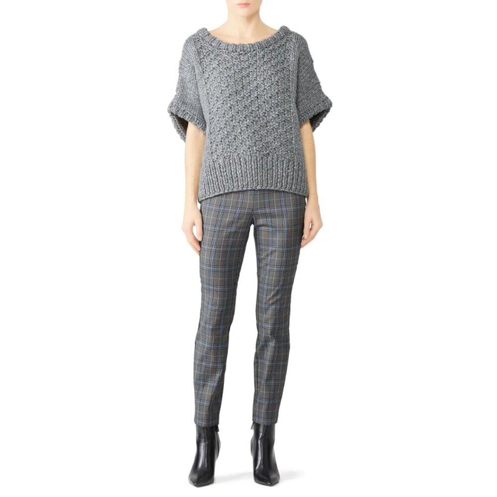 CAARA Oliver Chunky Knit Sleeveless Sweater Gray - Size M